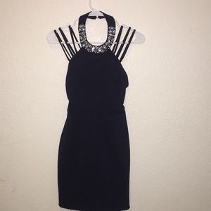Dark navy dress